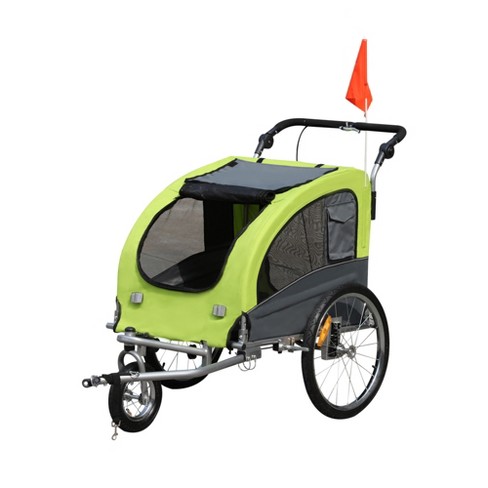 double jogging stroller bike trailer