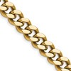 Chisel Stainless Steel Polished Yellow IP-plated 9.5mm 24" Curb Chain Necklace - 2 of 4
