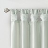 Faux Silk Bead Trim Luxurious Window Valance, DIY Twist Tab Top with Extra Lining Multi-Color Valance for All Decor Styles - 3 of 4