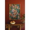 Framed Wall Art 31"H - Printed Paper Floral Textured Multi-Color Design by Kalalou - 2 of 4