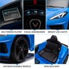 Ride on Sports Car 12V Battery Powered Car for Kids Licensed Corvette Toddles Electric Car Toy with Remote Control - 3 of 4