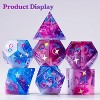 JDICTION Silicone Resin Dice Mold - 7-Sided Polyhedral Cavity Molds for DND, Tabletop Games, Epoxy DIY Dice Making - 4 of 4