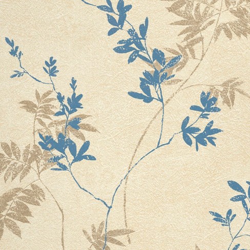 Laura Ashley Mari Gold Wallpaper - image 1 of 4