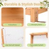 Whisen Fir Wood Potting Bench with Hutch Garden Workstation 4 Shelves Pegboard Drawer and Cabinet - 3 of 4