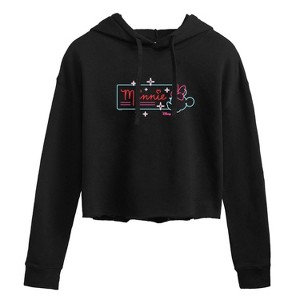 Women's - Disney - Minnie Mouse Cropped Graphic Hoodie - 1 of 3