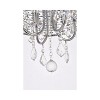 Elegant Lighting Elise 14 inch flush mount in chrome - 4 of 4