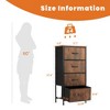 RISOKEYS Classic Wide Fabric Closet Dresser,with Storage Drawers, Chests Organizer,TV Stand with Metal Frame for Clothes,Living Room,Hallway - 3 of 4