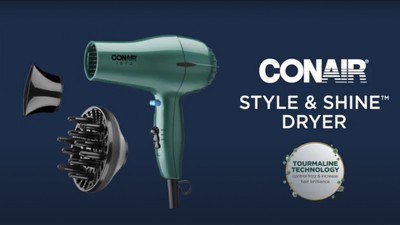 Shine Dryer Conair 1875 Watt Tourmaline Ceramic Styler  display picture 3