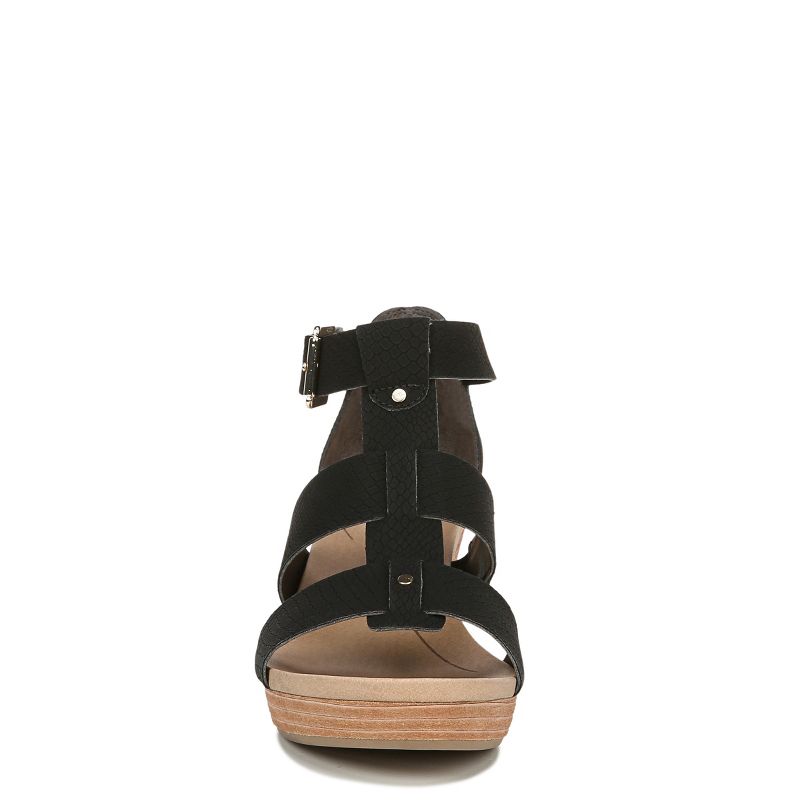 Dr. Scholl's Womens Barton Ankle Strap Wedge Sandal, 4 of 10