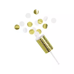 4ct Confetti Party Poppers Gold - Spritz™