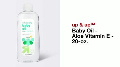 Johnson's Baby Creamy Body Oil With Aloe & Vitamin E For Delicate Skin,  Hypoallergenic - 8 Fl Oz : Target