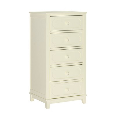 Loera 5 Drawer Storage Chest White - Linon