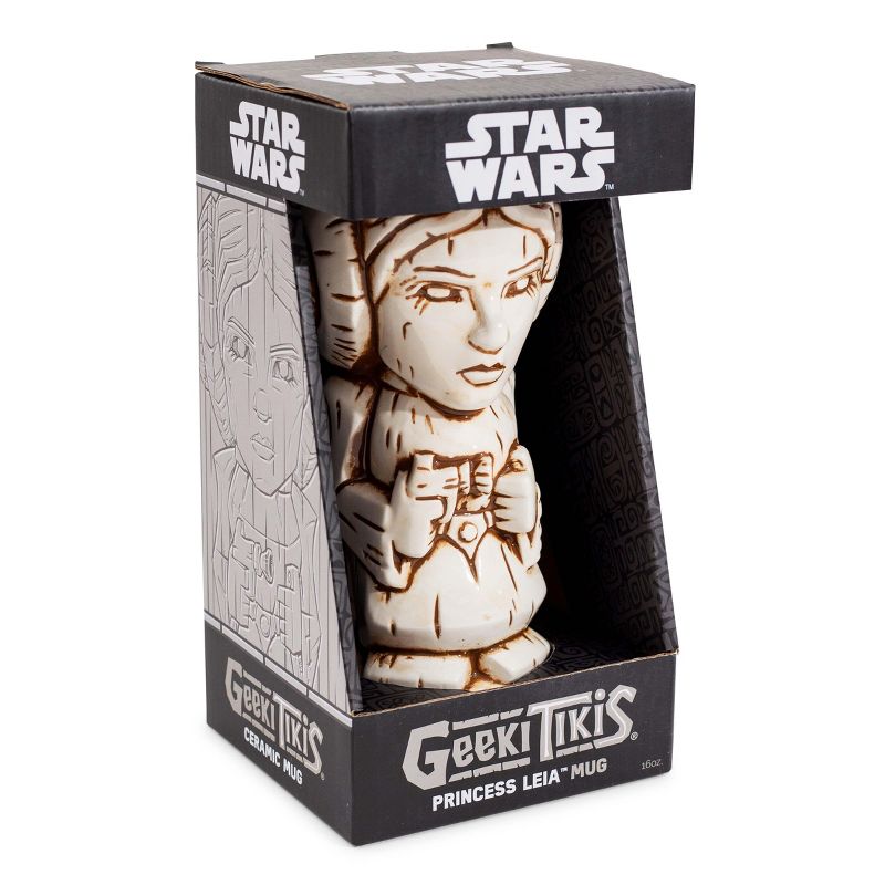 Beeline Creative Geeki Tikis Star Wars Princess Leia Ceramic Mug | Holds 16 Ounces, 3 of 9