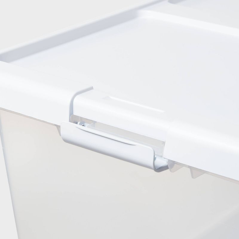 Large Latching Storage Box with White Lid - Brightroom&#8482;, 4 of 5