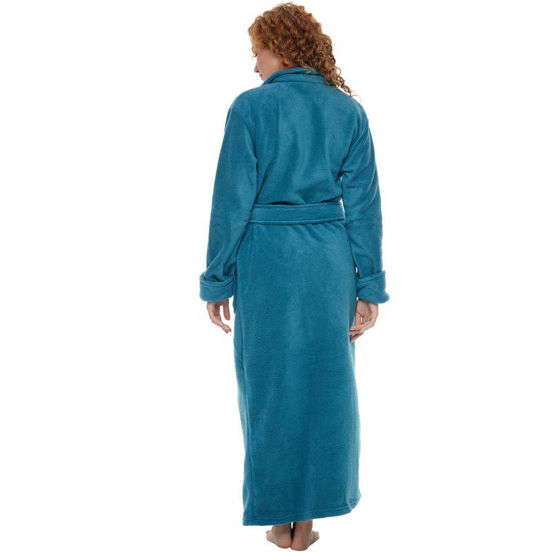 Women's Country Ranch Robe,  Durable Warm No Pill Fleece, Anti Pill Bathrobe, House Coat, 2 of 4
