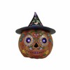 Jim Shore 8.5 Inch All Hallow's Harvest Halloween Figurine , Lighted Halloween Decor Halloween Led Pumpkin Witch Hat (1PC) - 4 of 4