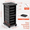 TASALON Multifunctional Salon Trolley Cart for Salon Station - 3 of 4