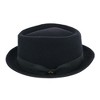 Epoch Hats Company Men's Diamond Shape Wool Fedora with Grosgrain Hatband - 3 of 4