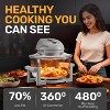 Granitestone 16 QT Large Glass Air Fryer Seft Cleaning Dishwasher Safe Air Fryer - 2 of 4