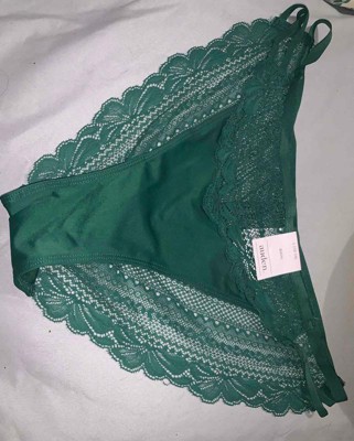 Women's Seamless Bikini Underwear - Auden™ Green Confetti S : Target