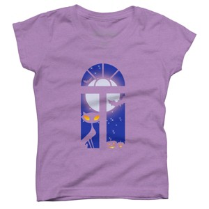 Girl's Design By Humans Halloween Mood By CuckooParrot T-Shirt - 1 of 3