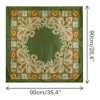 Elerevyo Women's Satin Large Paisley Symmetric Silk Square Scarf Head Wrap Bandanas 35.4" X 35.4" - 3 of 4