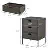FURNIinspire Utility Storage Cabinet Outdoor Towel Cabinet PE Rattan Pool Storage Organizer Weather Safe Material, Brown, 33.50"*20.90"*24.80" - 2 of 4