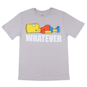 Seven Times Six The Simpsons T-Shirt Boys' Bart Whatever Attitude Tee - 1 of 4