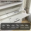 Shoe Storage Cabinet, Farmhouse Shoe Organizer with 4 Flip Drawers and Open Storage, Freestanding Narrow Shoe Rack Cabinet for Entryway - 2 of 4