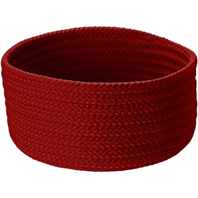 Colonial Mills Storage Basics - Sangria 12"x12"x6" Bowl 100% Polypropylene Round