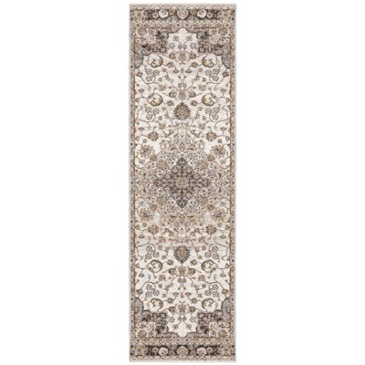 Oriental Weavers Maharaja 660J1 Ivory/ Blue Indoor Area Rug - 2'3" x 7'6"