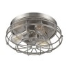 Savoy House Scout 3 - Light Flush Mount in  Satin Nickel - 2 of 4