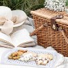 Attop 2-Pack Rectangle Anti-Slip Non-Toxic Dishwasher Safe Tray for Snack Fruit Dessert Breakfast Drink Come - 2 of 4