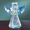 Collections Etc Beautiful Crystal Glass Angel Decoration - 2 of 2