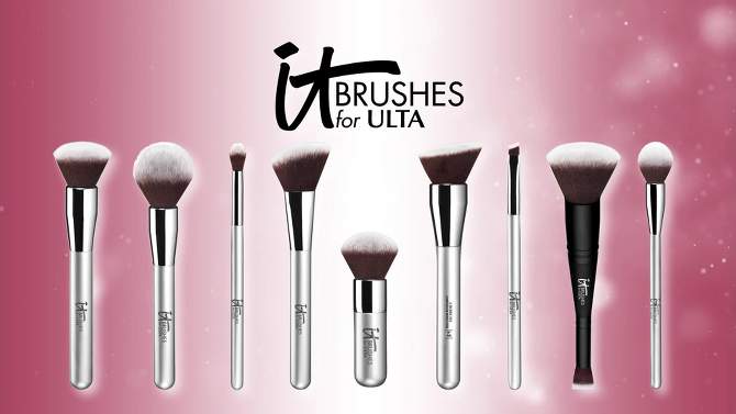 IT Cosmetics Brushes for Ulta Airbrush Dual-Ended Flawless Complexion Concealer &#38; Foundation Brush - #132 - 1.12oz - Ulta Beauty, 5 of 8, play video