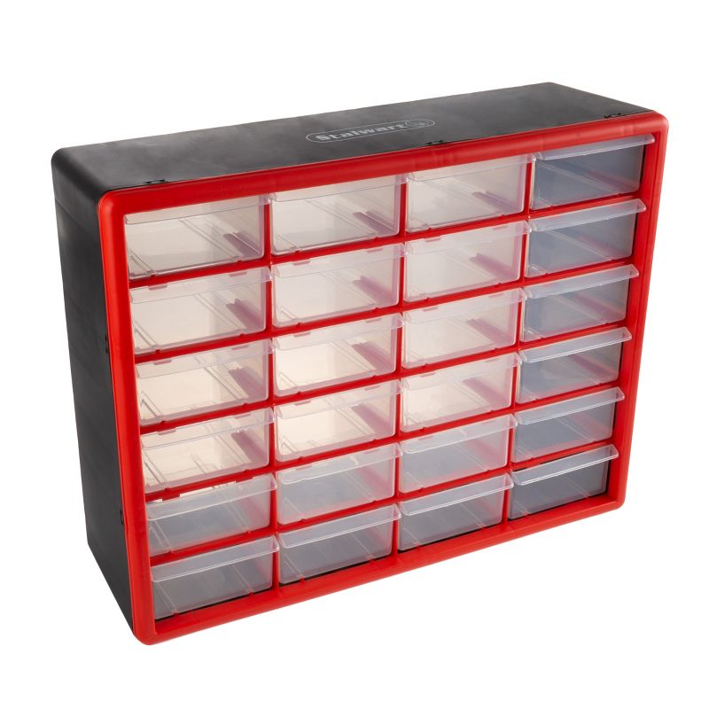 Fleming Supply 24-Drawer Plastic Storage Cabinet and Compartment Organizer, 1 of 7
