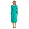 24seven Comfort Apparel Maternity Fit N Flare Pocket Dress - 3 of 4