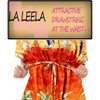 LA LEELA Women's House Daily Routine Evening Wear Holiday Casual Loungewear Oversize Slit Dress Caftan Maxi Top Night Shirts 2X-3X Orange, Floral - 2 of 4