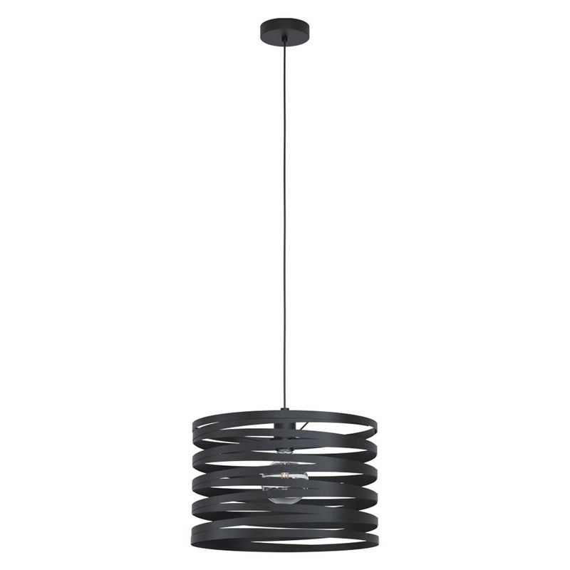 Cremella Pendant with Spiral Shade Black Finish - EGLO, 1 of 9