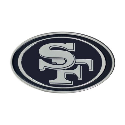 NFL San Francisco 49ers 3D Chrome Metal Emblem