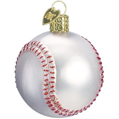 Old World Christmas Glass Blown Ornament for Christmas Tree, Golf Ball