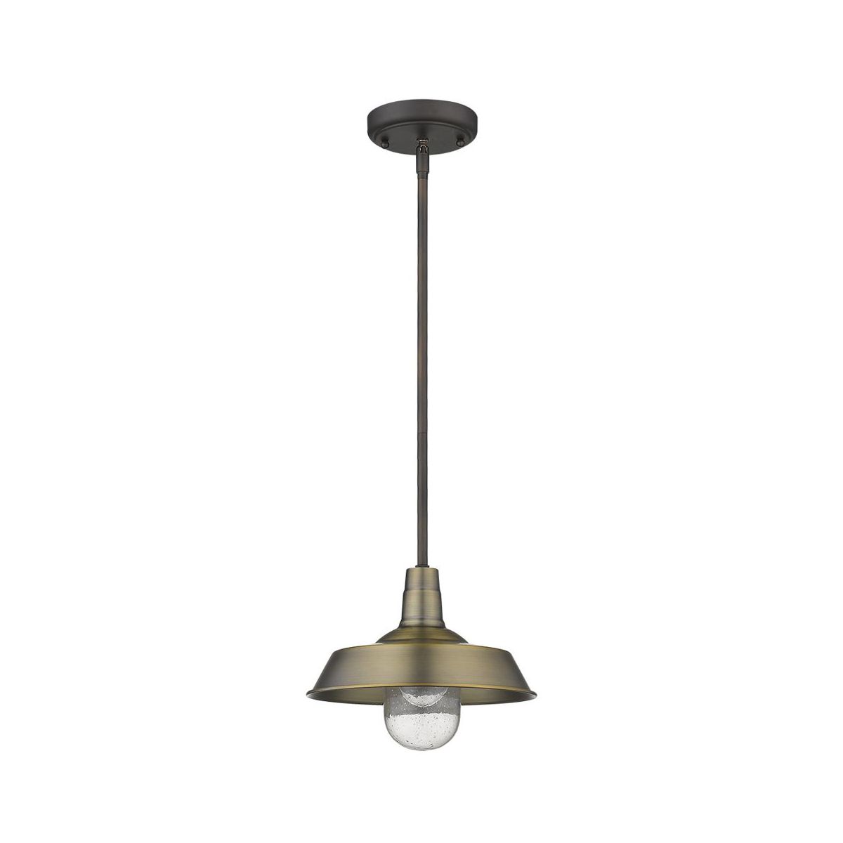 Acclaim Lighting Burry 1 - Light Pendant in  Antique Brass