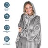 The Bare Homey - Adult Wearable Blanket - Microplush Side Pockets - 3 of 4