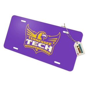 Tennessee Technological University Primary Logo Novelty Metal Vanity Tag License Plate - 1 of 4