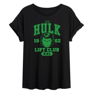 Women's - Marvel - Lift Club Oversized Graphic T-Shirt - 1 of 4