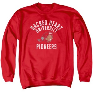Sacred Heart University Official Pioneers Logo Adult Crewneck Sweatshirt - 1 of 4