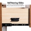 HOMES: Inside + Out 3pc Full Riverstone Mid-Century Modern Bedroom Set with 2 Nightstands Walnut - 4 of 4