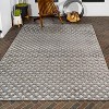 Rabat High-Low Pile Mini-Diamond Trellis Indoor/Outdoor Area Rug - JONATHAN Y - 4 of 4