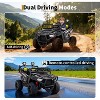 24V 2 Seater Electric UTV Car with Remote Control, 4-Wheeler Suspension, Soft Start, 3 Speeds, Led Lights, Ride on Truck Kids 3-8 Years - 3 of 4