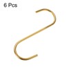 Unique Bargains High Manganese Steel S-shaped Durable Hooks and Hangers 6 Pcs - 3 of 4